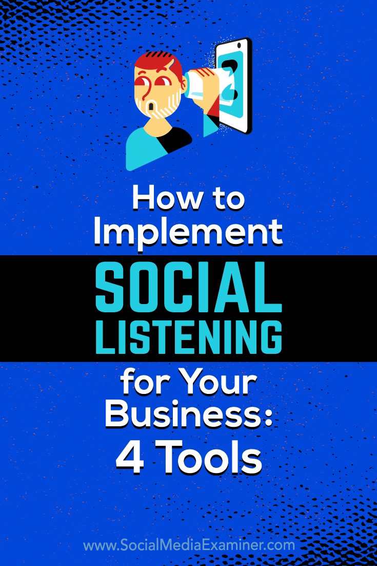 Discover four social listening tools that let you monitor and respond to mentions, and reveal strategic insights you can use to make smart marketing decisions.