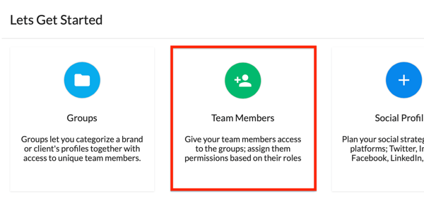 Get started by adding team members to your Statusbrew account.