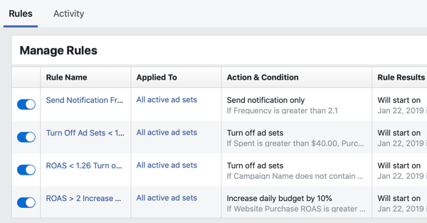 How to use Facebook automated rules in Facebook Ads Manager