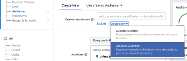 Combine audiences into single ad sets.