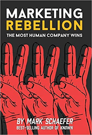 Marketing Rebellion: The Most Human Company Wins written by Mark Schaefer.