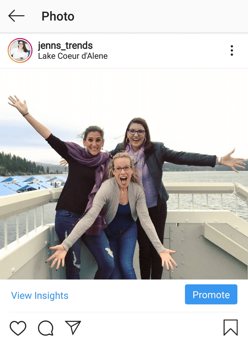 How to add alt text to Instagram posts, example post by @jenns_trends