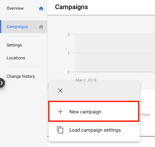 How to set up a YouTube ads campaign, step 3, choose a YouTube ad objective, new campaign