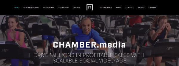 Chamber Media makes scalable social video ads.