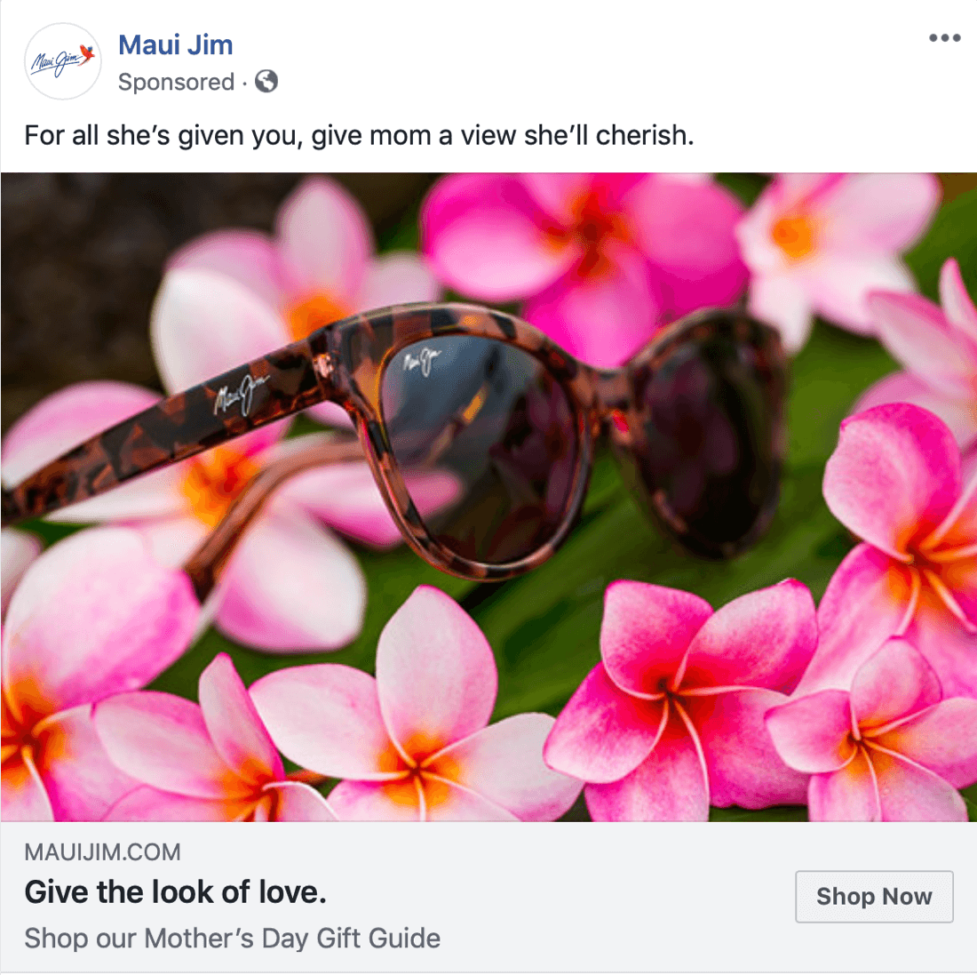 Facebook ad example