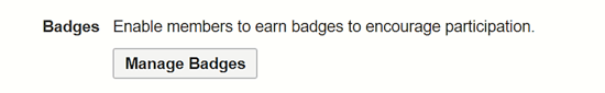 How to improve your Facebook group community, option to manage badges under Facebook group settings
