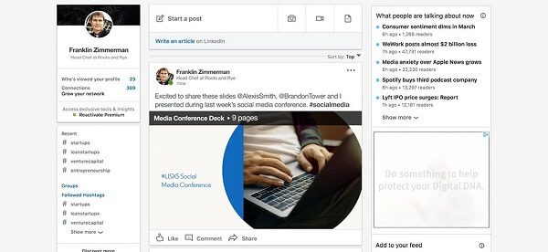 inkedIn announced that all members and Pages globally can now upload documents and presentations directly to their feed and within group posts