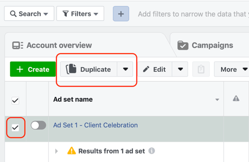 Create a Facebook ads reach campaign, step 8.