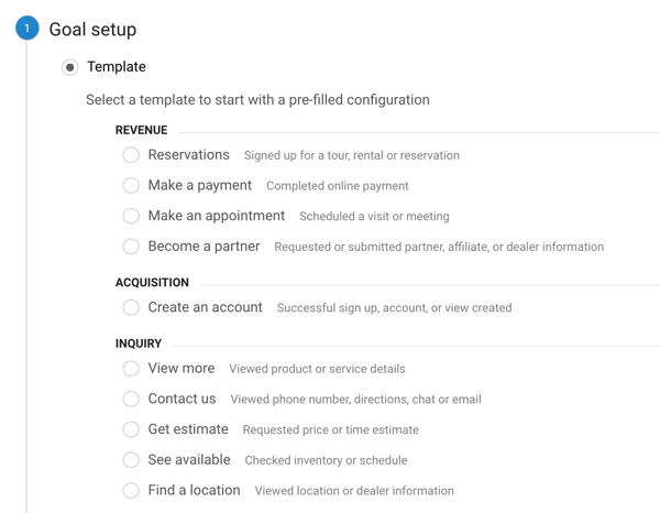 Set up Google Analytic Goals for Instagram Stories, Step 5.