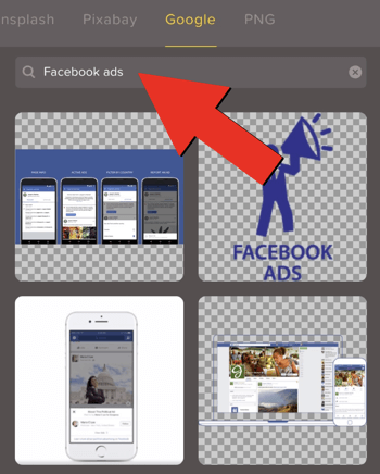Use Over to create images for social media, step 5.