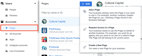 Use Facebook Business Manager, Step 10.