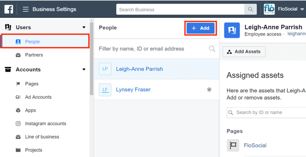 Use Facebook Business Manager, Step 2.