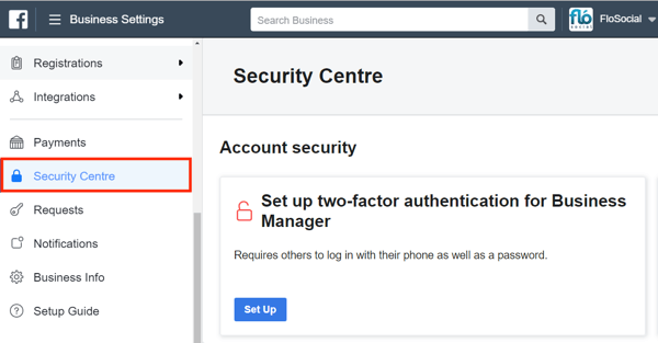 Use Facebook Business Manager, Step 1.