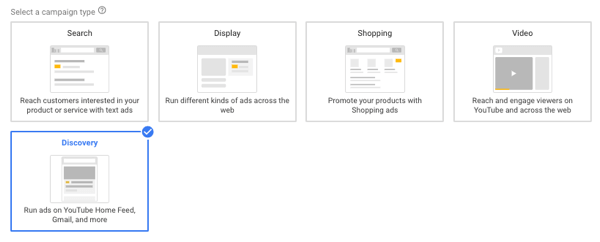 Set up YouTube TrueView Video Discovery Ads, step 3.