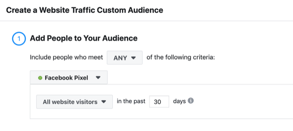 Facebook ad funnels framework website custom audience.