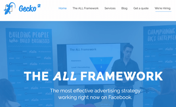 Facebook ad funnels framework; ALL Framework.