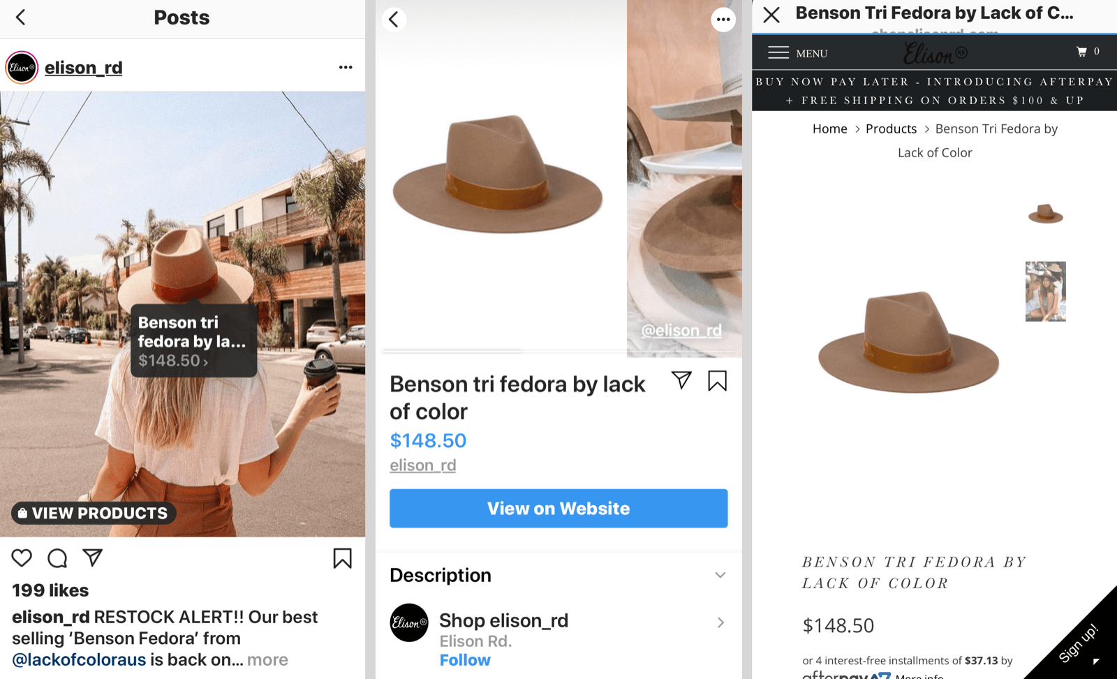 How to Sell More Products on Instagram, Instagram product tags example.