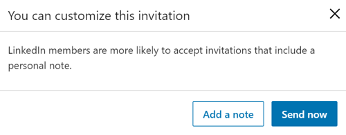 Customize LinkedIn Messages, step 3.