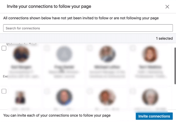 Invite Connections to Follow Your LinkedIn Page, step 2.