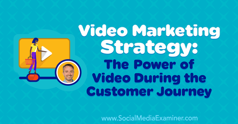 Video Marketing Strategy: The Power of Video During the Customer Journey featuring insights from Ben Amos on the Social Media Marketing Podcast.