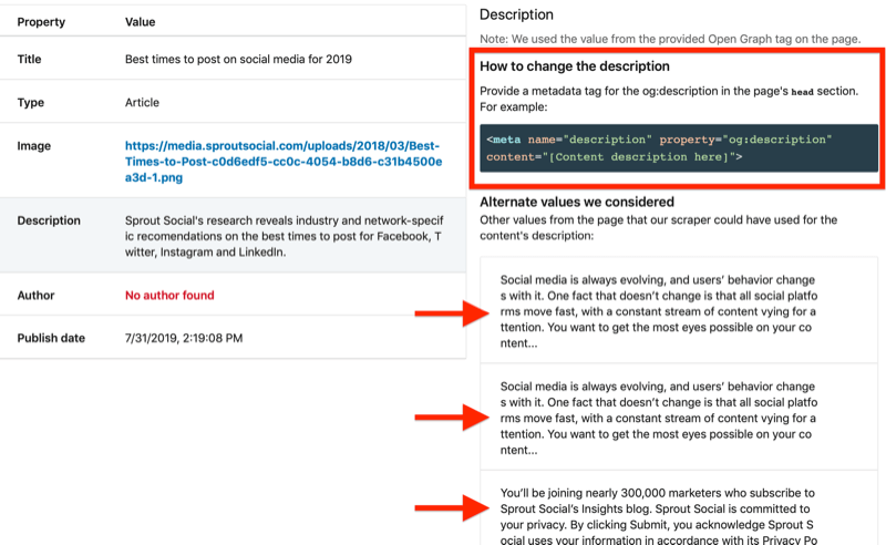 step by step walkthrough for how to clear the cache using the LinkedIn Post Inspector