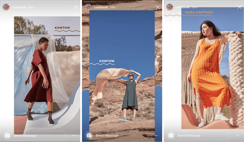 business example of lifestyle content shared in Instagram Stories