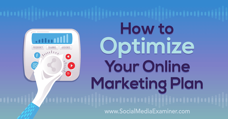 How to Optimize Your Online Marketing Plan: A 4-Step Process by Janette Speyer on Social Media Examiner.