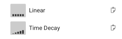 Google Analytics Linear and Time Decay interaction models