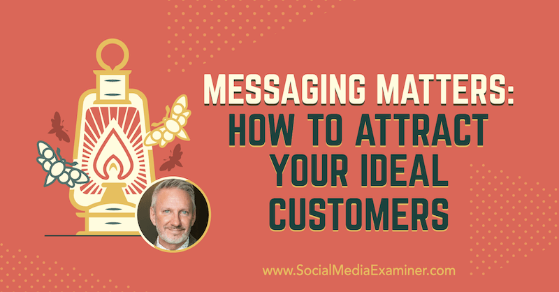 Messaging Matters: How to Attract Your Ideal Customers featuring insights from Jeffrey Shaw on the Social Media Marketing Podcast.