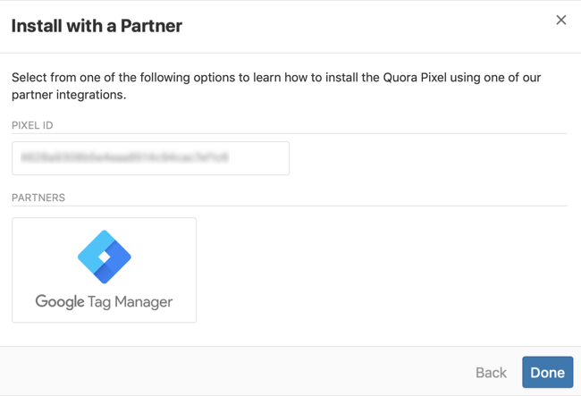 step 3 of how to install Quora pixel with Google Tag Manager