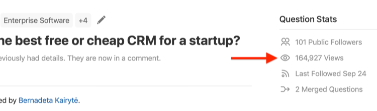 step 4 of how to evaluate question for Quora ad targeting