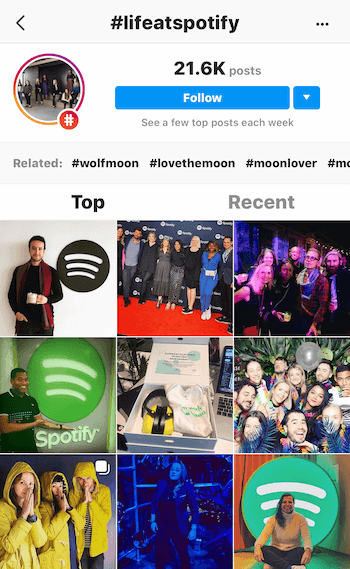 Instagram posts with lifeatspotify hashtag