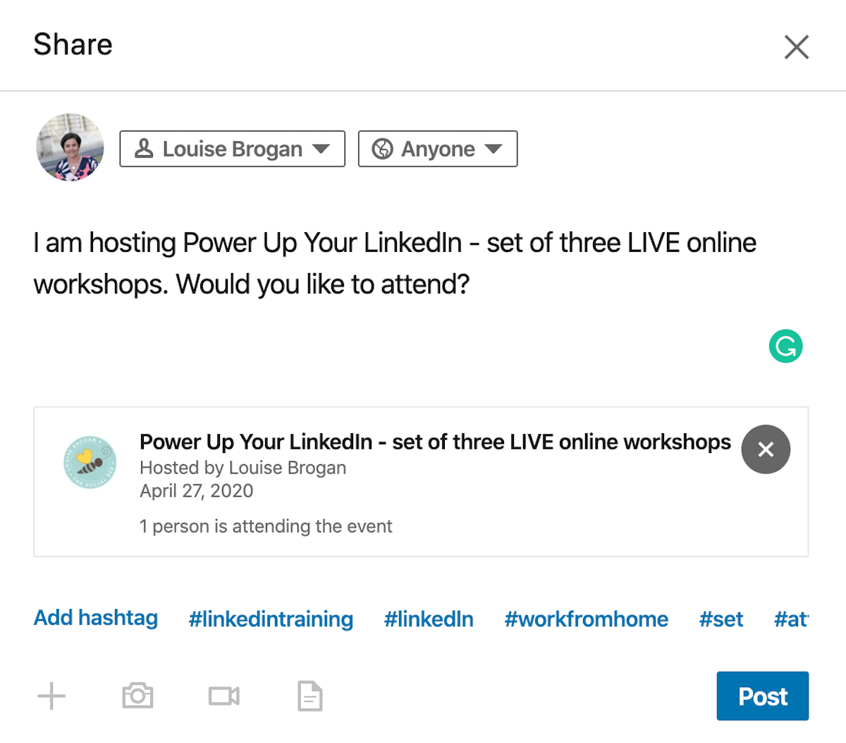 How to use linkedin events to promote your online or in person events 