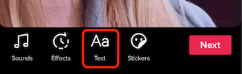 TikTok Text icon