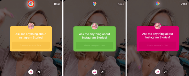 add questions sticker to Instagram story