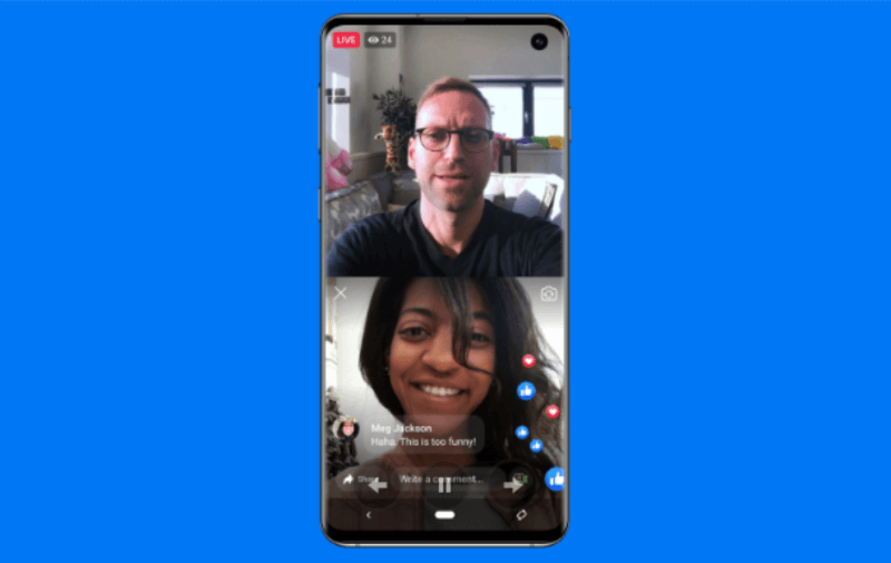 Facebook is bringing back Live With, which allows Page admins or profile owners to select a guest to go live with them during a mobile broadcast.