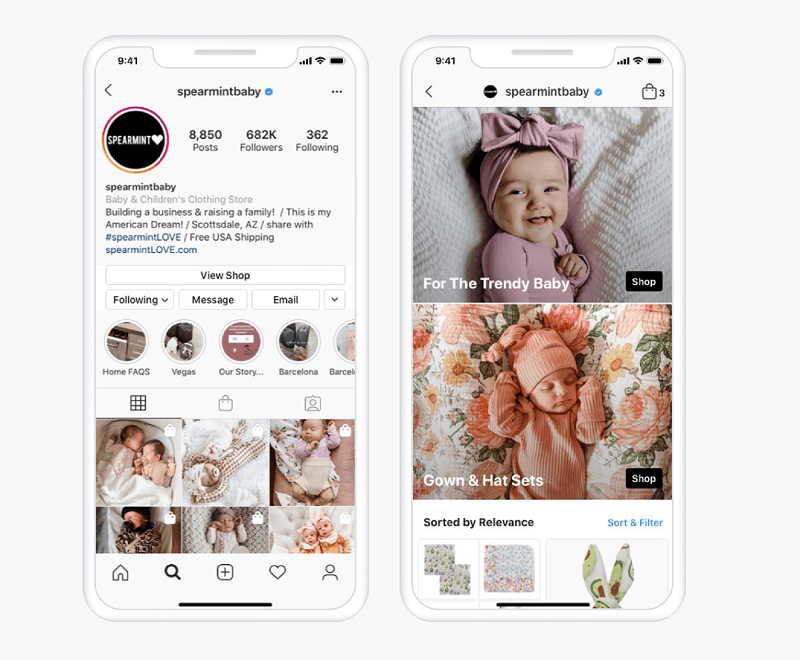 Starting summer in the U.S., Instagram Shop allowing users to browse products and explore collections directly a dedicated shopping tab found within from Instagram Explore that will take users directly to a brand's shop or shoppable posts.