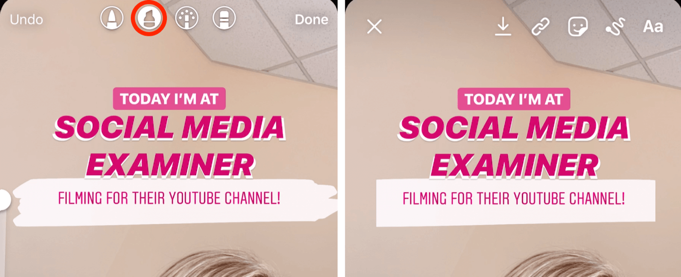 customize text in Instagram Stories