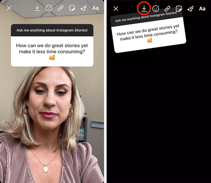 add multiple Questions sticker responses to Instagram story image