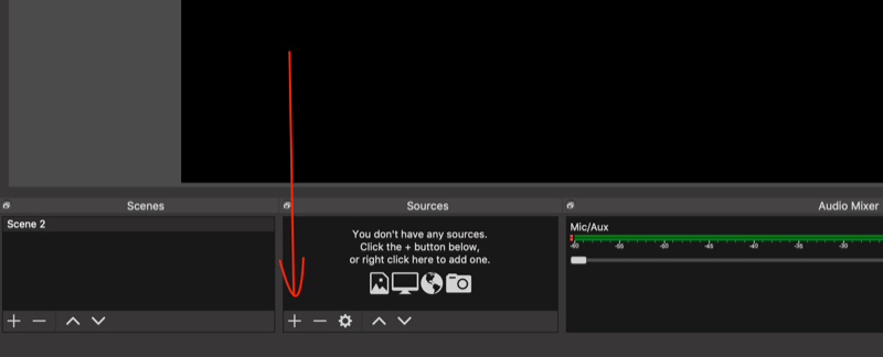 add video source to OBS Studio