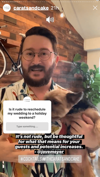 História do Instagram gravada com telefone