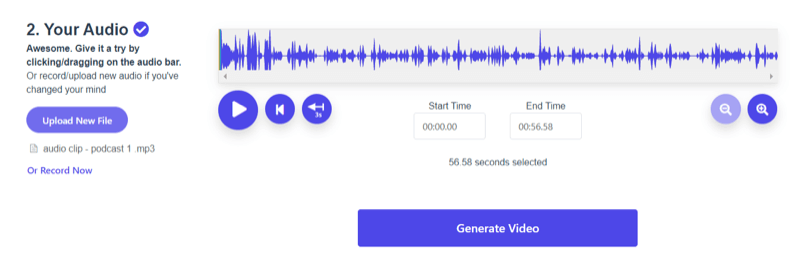 generate video in Wavve