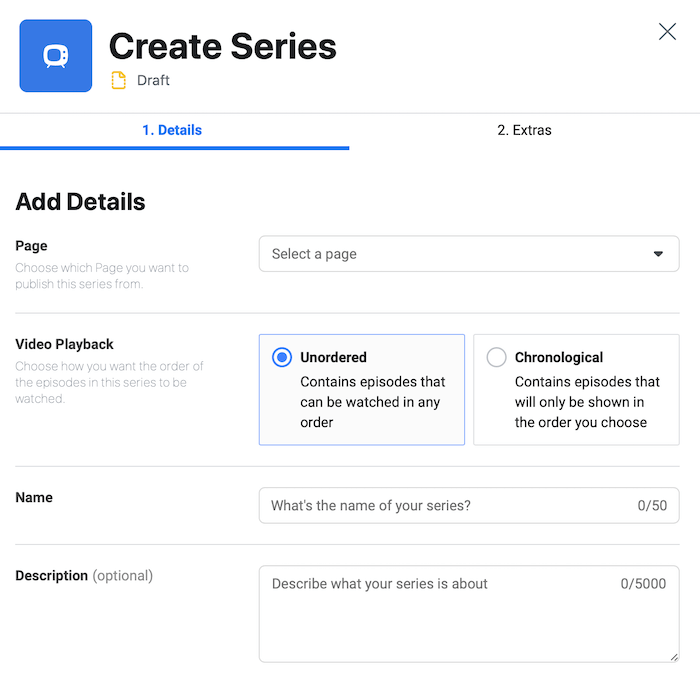 create video series in Creator Studio