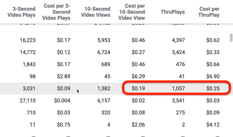 Instagram Stories placement data in Facebook Ads Manager