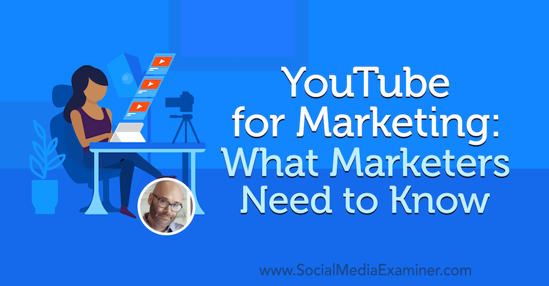 YouTube for Marketing: What Marketers Need to Know featuring insights from Nick Nimmin on the Social Media Marketing Podcast.