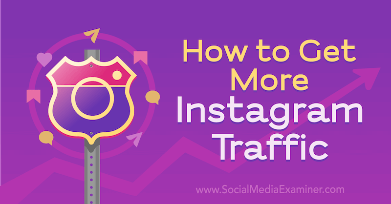 How to Get More Instagram Traffic by Jenn Herman on Social Media Examiner.