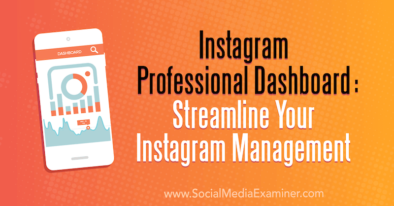 Instagram Professional Dashboard: Streamline Your Instagram Management by Naomi Nakashima on Social Media Examiner.