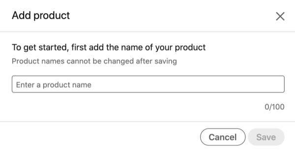 create linkedin product page step 2 600