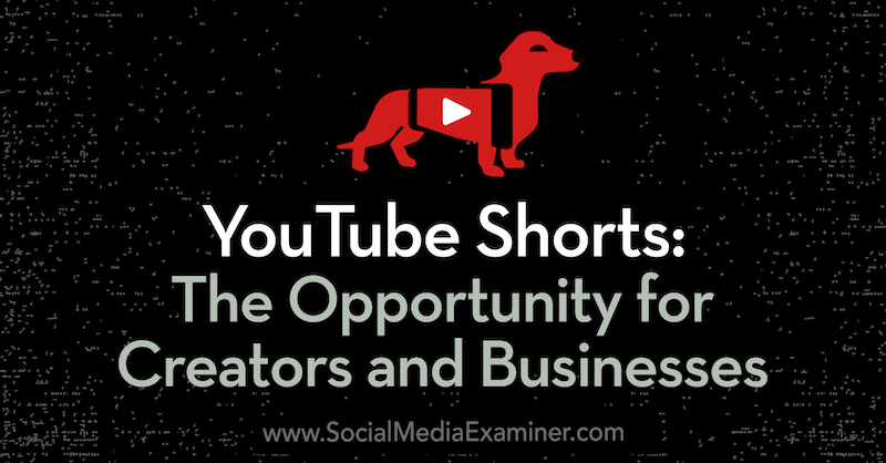 YouTube Shorts: The Opportunity for Creators and Businesses featuring insights from Derral Eves on the Social Media Marketing Podcast.