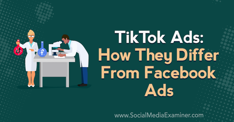 TikTok Ads: How They Differ From Facebook Ads featuring insights from Caleb Roberts on the Social Media Marketing Podcast.